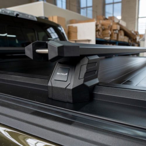 Низкие усиленные (HD crossbar) багажные рейлинги на кузов пикапа от Bestwyll