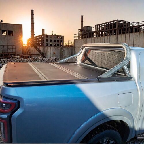 Крышка на пикап HAL 4-х секционная Poer 4S PRO на JAC T6 | ST6, Toyota Hilux